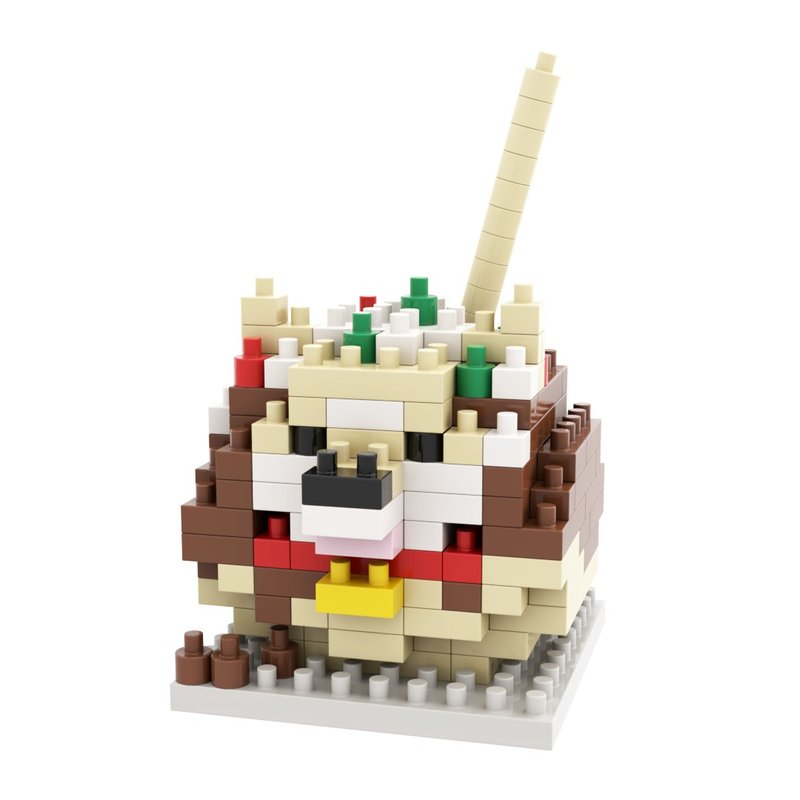 Archbrick 日本章魚燒柴犬 Pixel 積木 Nanoblock - 公仔/玩偶 - 塑膠 多色