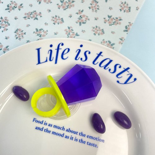 NUSEEH RINGPOP Phone Holder blueberry