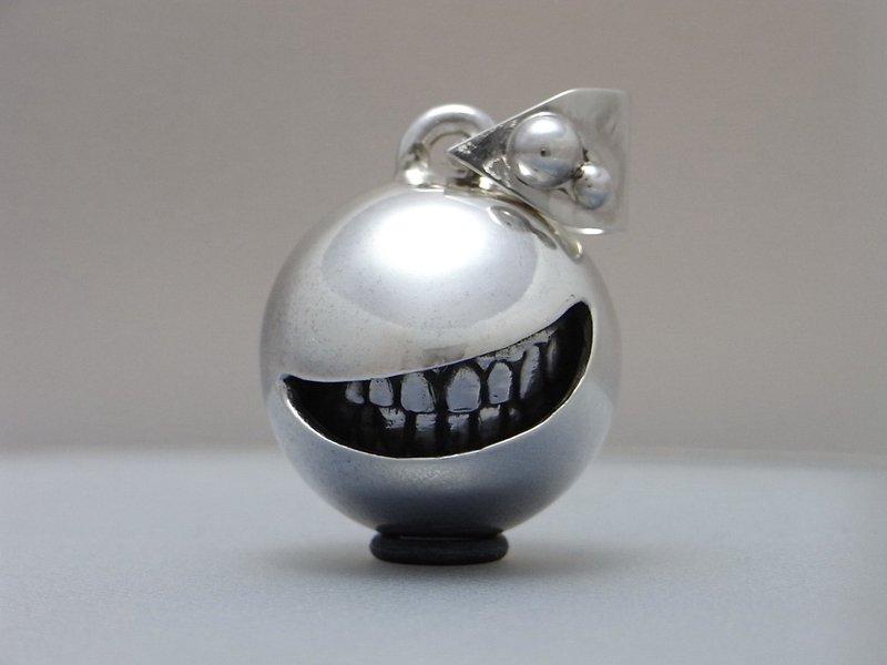 smile ball LL_P【type D】【チェーン別販売】 - 項鍊 - 純銀 銀色