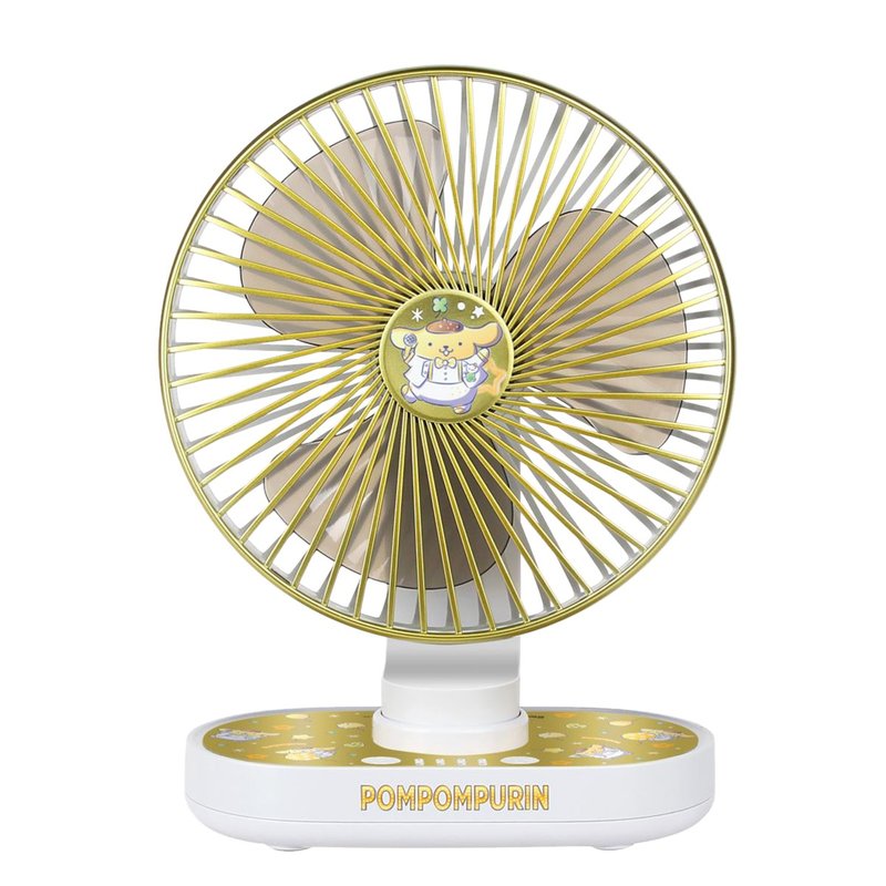 座枱風扇 - Pompompurin - 電風扇 - 塑膠 黃色