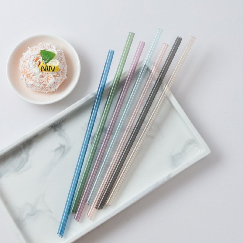 Oolab ECOZEN straw caliber 0.8cm/1.2cm - Reusable Straws - Plastic Multicolor