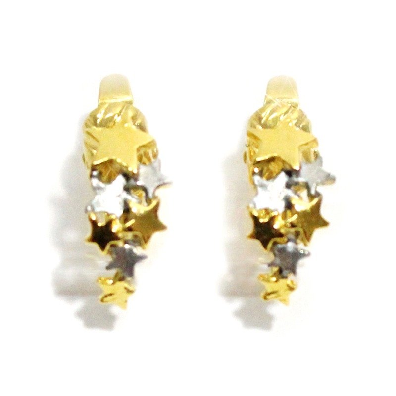 Stardust Earring Stardust Clip-On EA065 - ต่างหู - โลหะ สีทอง