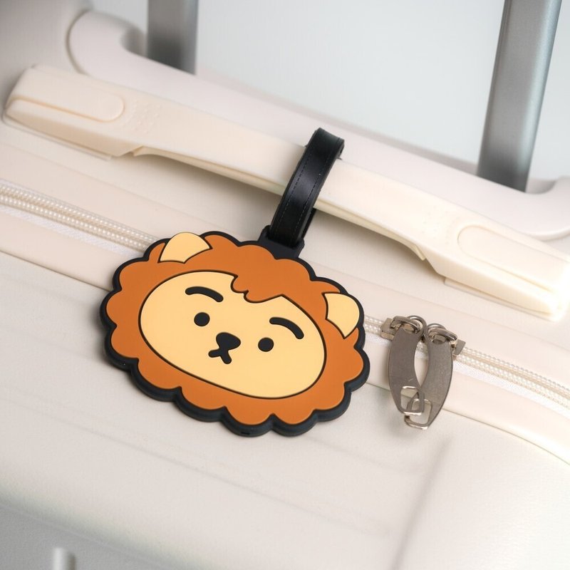 Lying Fat Tiger Lion Luggage Tag/Luggage Tag/Pendant - ป้ายสัมภาระ - พลาสติก 