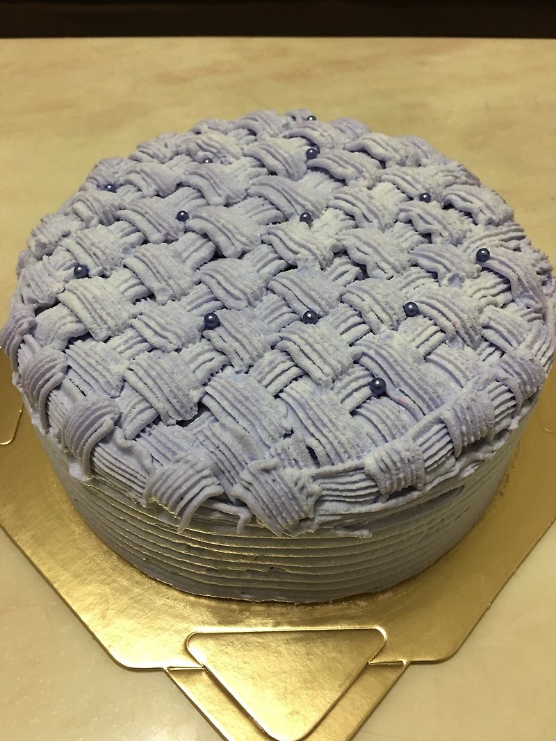芋頭吃貨必吃 店長激推 生日蛋糕 母親節首選 8吋 - 蛋糕/甜點 - 新鮮食材 紫色
