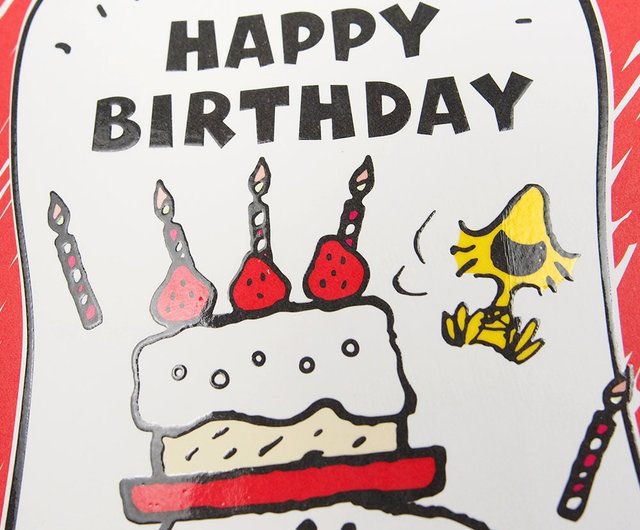 Light a candle for birthday [Hallmark-Snoopy Pop-up Card JP Light a candle for birthday [Hallmark-Snoopy Pop-up Card JP