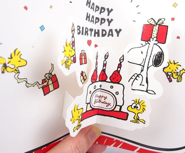 Light a candle for birthday [Hallmark-Snoopy Pop-up Card JP Light a candle for birthday [Hallmark-Snoopy Pop-up Card JP