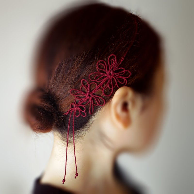 Hairband, tear, shine - Headbands - Polyester Red