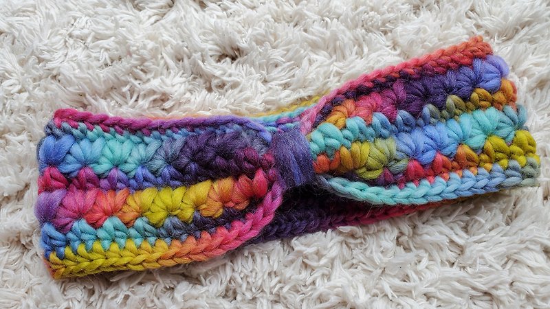Braided Hairband-Fairy Series/Fay - Headbands - Wool Multicolor