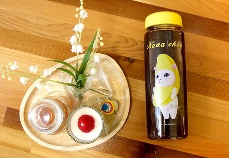 JETOY, 甜蜜貓 500ml 水壺 _Nana choo J1707301 - 水壺/水瓶 - 塑膠 黃色