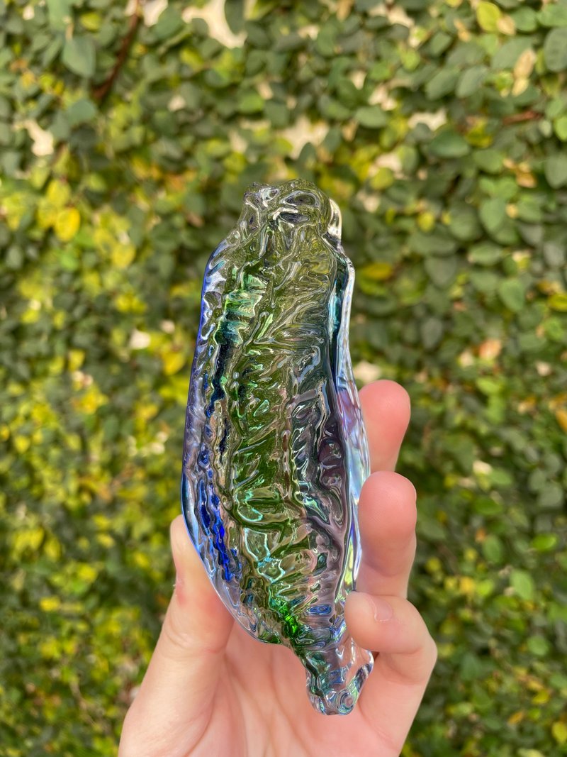 水晶玻璃 台灣造型紙鎮 - 其他 - 玻璃 