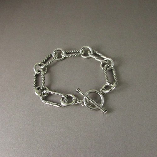 upturn a bracelet_ good turn a bracelet 925 Silver limited designer hand  made neutral