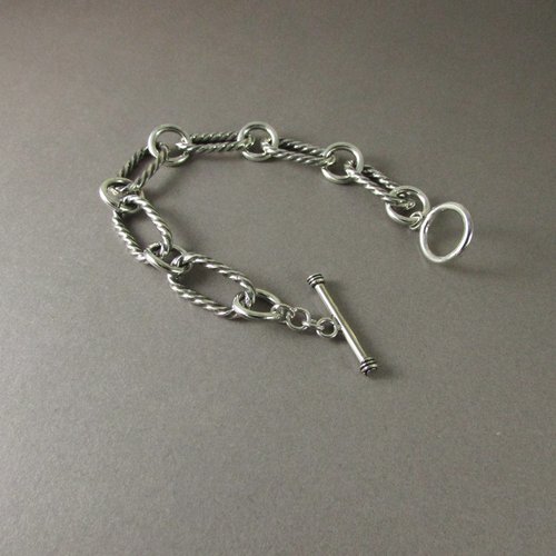 upturn a bracelet_ good turn a bracelet 925 Silver limited designer hand  made neutral