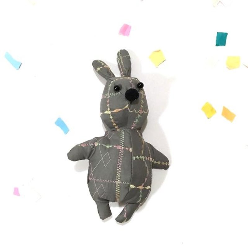 animal doll Kousagi - ของขวัญวันครบรอบ - กระดาษ สีเทา