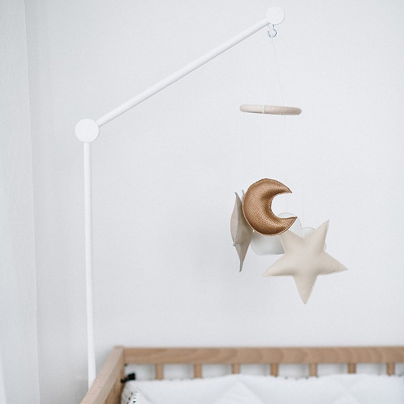 Crib Mobile Arm WHITE wooden mobile hanger baby mobile holder