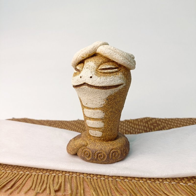 冥想蛇/陶藝品/原創 - 擺飾/家飾品 - 陶 
