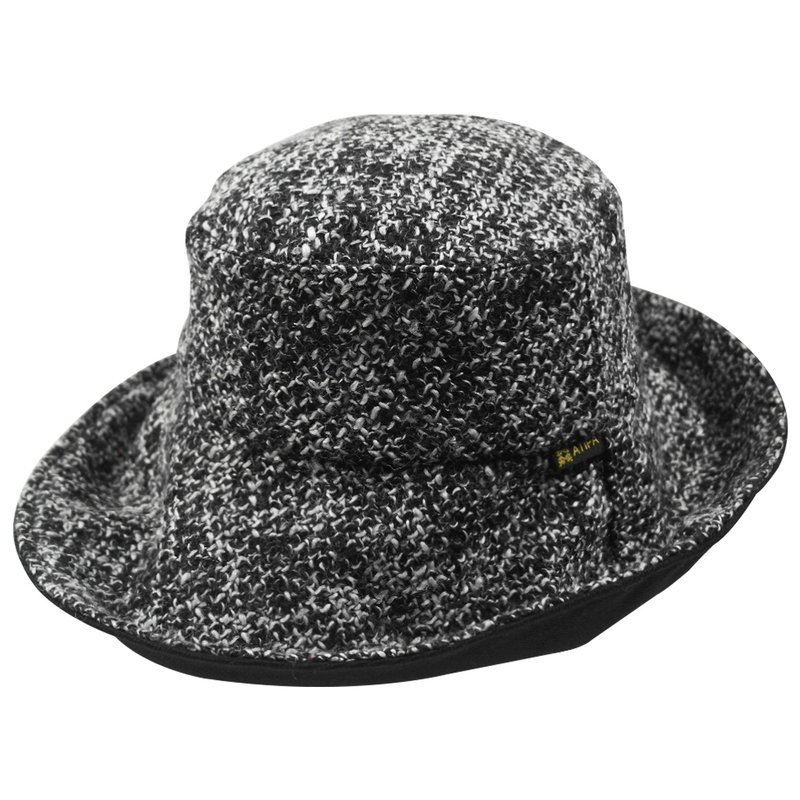 ATIPA Carol Wide Brim Sun Hat (Sun UV Protection) - Hats & Caps - Cotton & Hemp Black