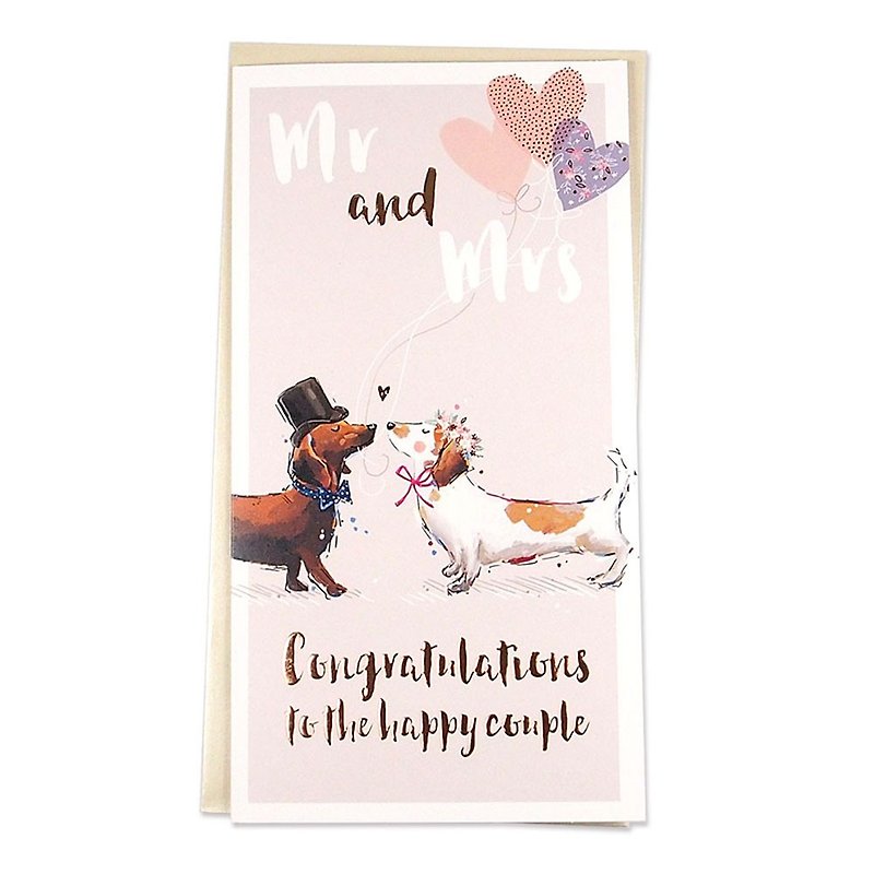 Enjoy the days that belong to you [Ling Design Card-Wedding Celebration] - Cards & Postcards - Paper Multicolor