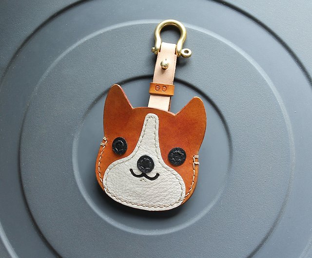 Corgi Dog Charm Keychain