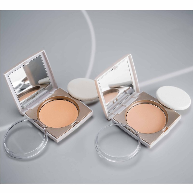 Two Way Facial Color Pressed Powder - Pressed & Loose Powder - Other Materials Pink