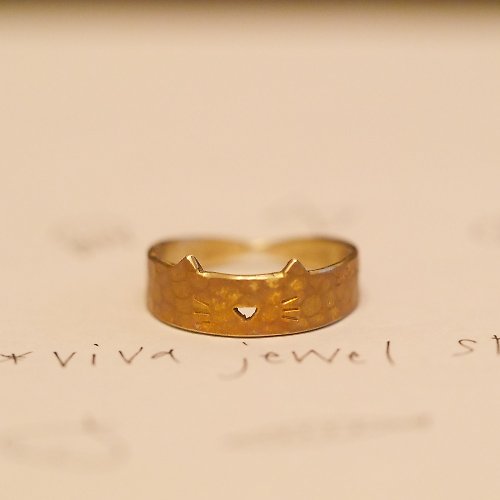 viva viva jewel studio ちびNEKO Kitten リング 素材 真鍮