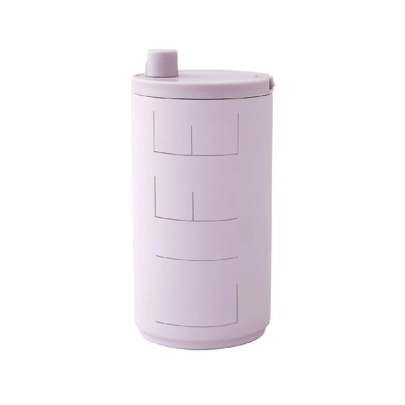 350ml direct drinking thermos cup – lavender - กระบอกน้ำร้อน - วัสดุอื่นๆ สีม่วง
