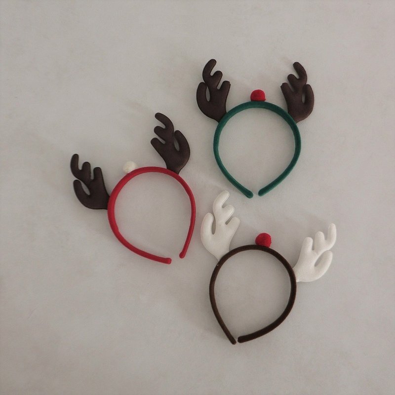 韓國超可愛馴鹿造型髮帶 •Reindeer Headband• - 嬰兒帽子/髮帶 - 其他材質 