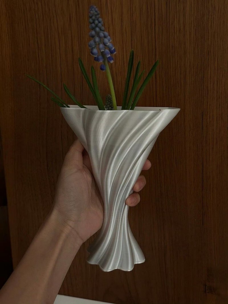 【Floral】模塊化3D打印花瓶 光影藝術容器 - 花瓶/花器 - 其他材質 
