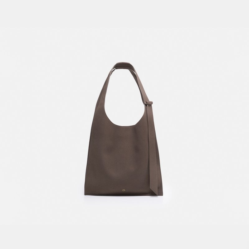 BO Suede Shopper 純素麂皮 手提包 斜背包 棕色 - 手提包/手提袋 - 人造皮革 咖啡色