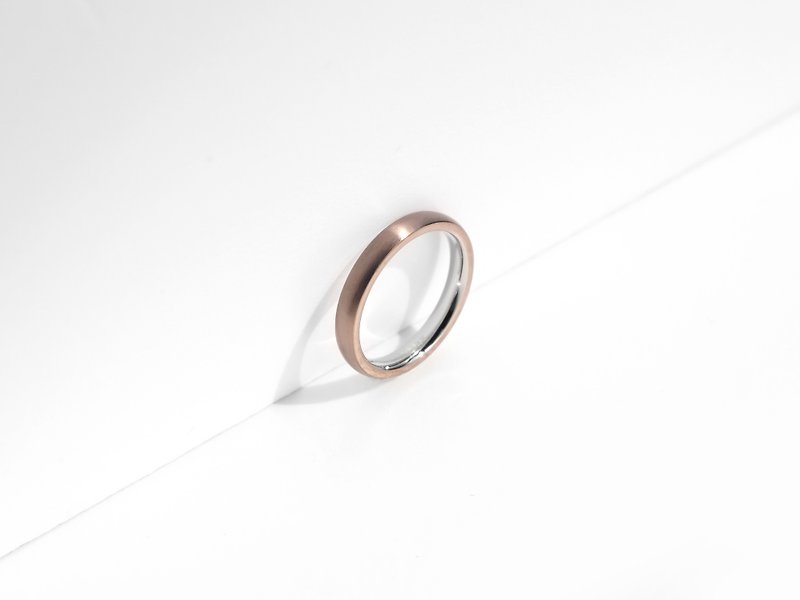 The Everyday Ring | Bronze | Engravable - แหวนทั่วไป - สแตนเลส สีนำ้ตาล
