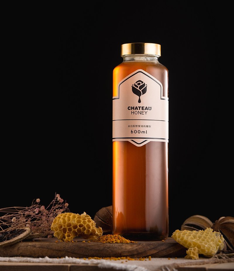 Family Number [Longan Honey 600ml] Natural Honey - น้ำผึ้ง - อาหารสด สีส้ม