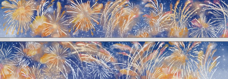 璀璨煙花 PET 紙膠帶 5米卷 - 紙膠帶/和紙/PET - 其他材質 多色