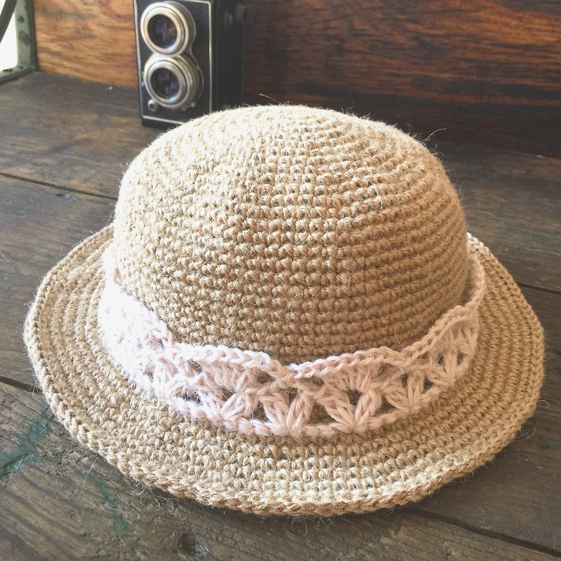 There is no linen woven hat / twine / visor / lace on the other side of the cloud. - Hats & Caps - Cotton & Hemp Khaki