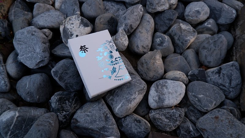 FUYU Matsuri playing cards - บอร์ดเกม - กระดาษ สีน้ำเงิน