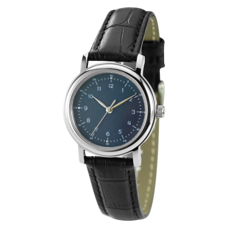 Ladies Minimalist Small Numbers Blue Face Watch Free Shipping Worldwide - Women's Watches - Other Metals 