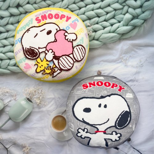 我適文創 【SNOOPY】迷你雙面小圓抱枕