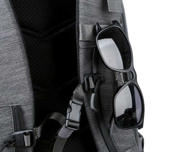 Comino トラベルバッグ - チャコールグレー 撥水 大容量 トップ