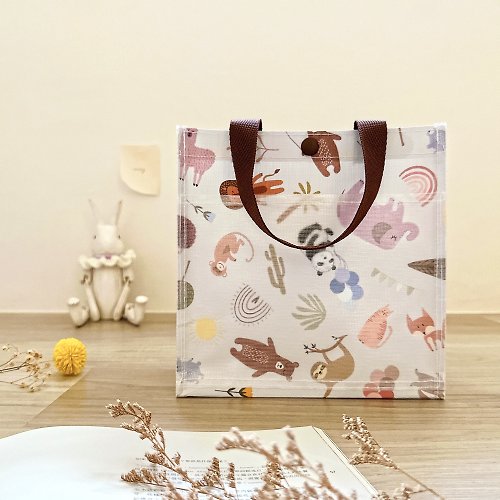 Sunny Bag Sunny Bag-小方形防水購物袋-睡覺小動物