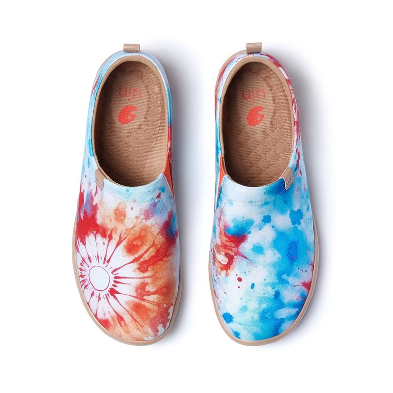 [Uin] Spanish original design | Flare light painted casual women's shoes - รองเท้าลำลองผู้หญิง - วัสดุอื่นๆ หลากหลายสี