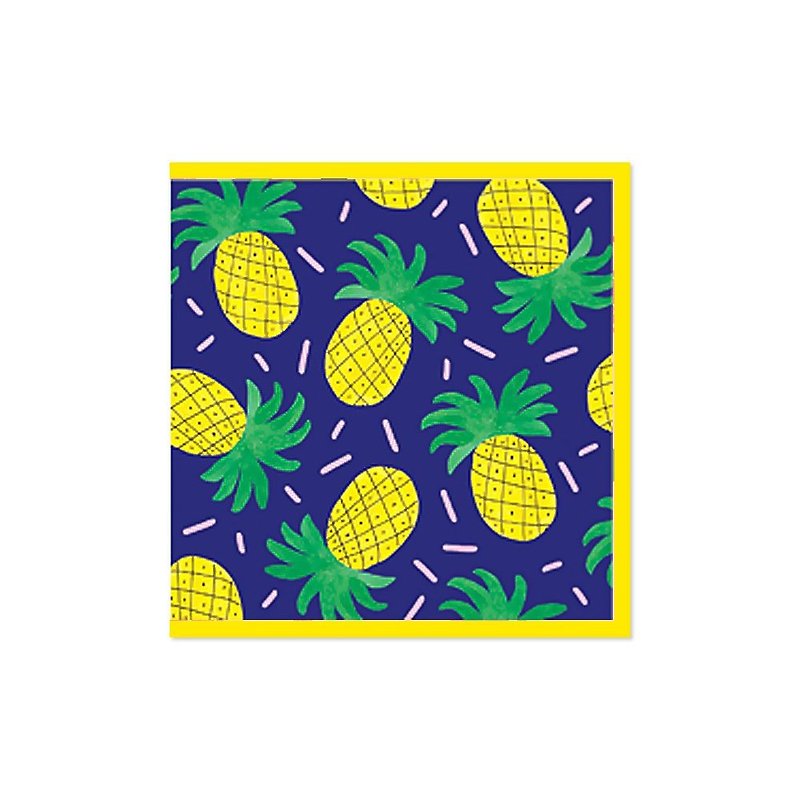 7321 Happy Doodles Universal Card - BBH Wangwang pineapple, 73D89114 - Cards & Postcards - Paper Multicolor