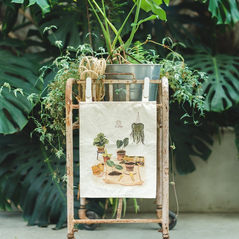 【Plant Canvas Hanging Painting】-Designer Creation Illustration - โปสเตอร์ - ผ้าฝ้าย/ผ้าลินิน 