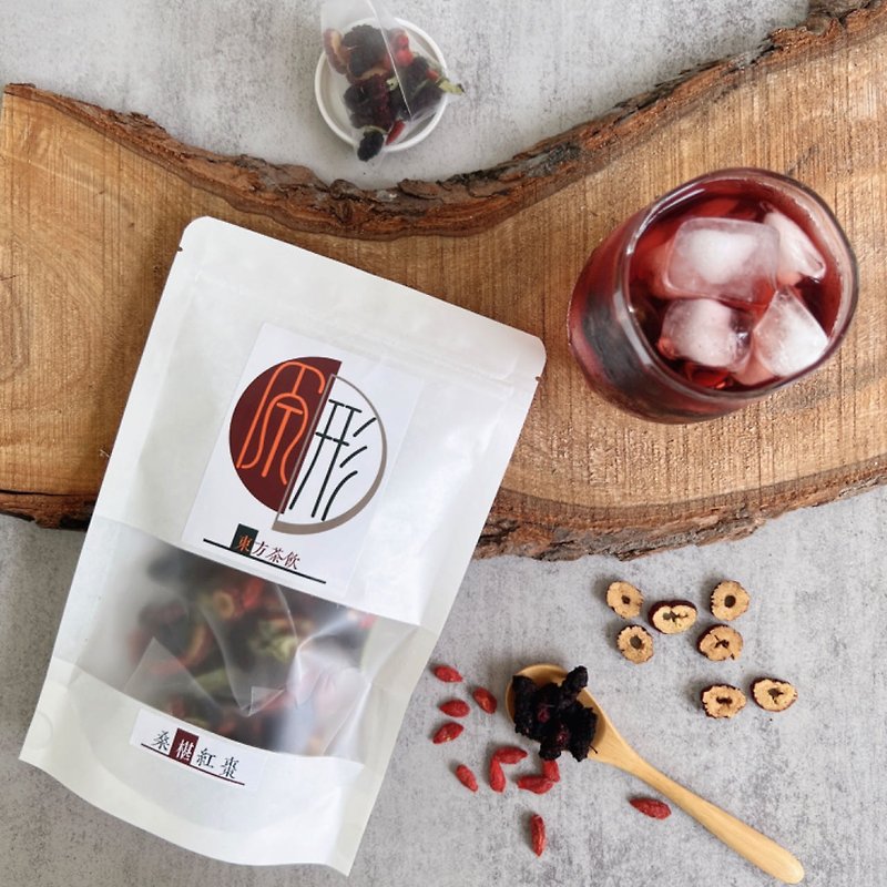 【Dried Fruit Tea】-Mulberry and Red Dates (8 pieces)-Taiwan production ingredients are natural and no additives - Tea - Other Materials 