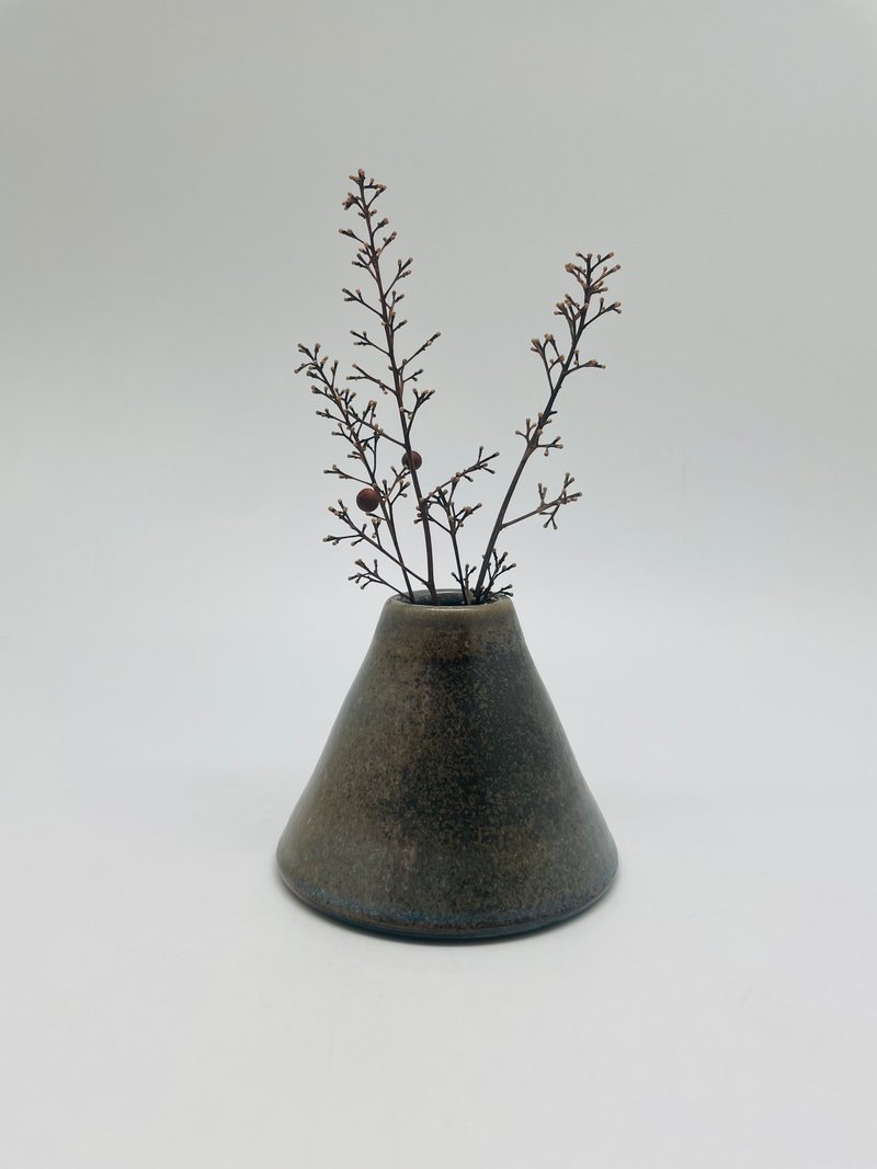 柴燒花器 - 花瓶/花器 - 陶 咖啡色