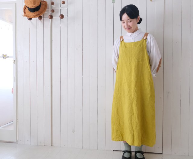 リップル洋品店（現ezu）　ヒエン夫人のワンピース リネン　藍染 ヒエン夫人のワンピース、できました。 9月のアトリエショップ 9