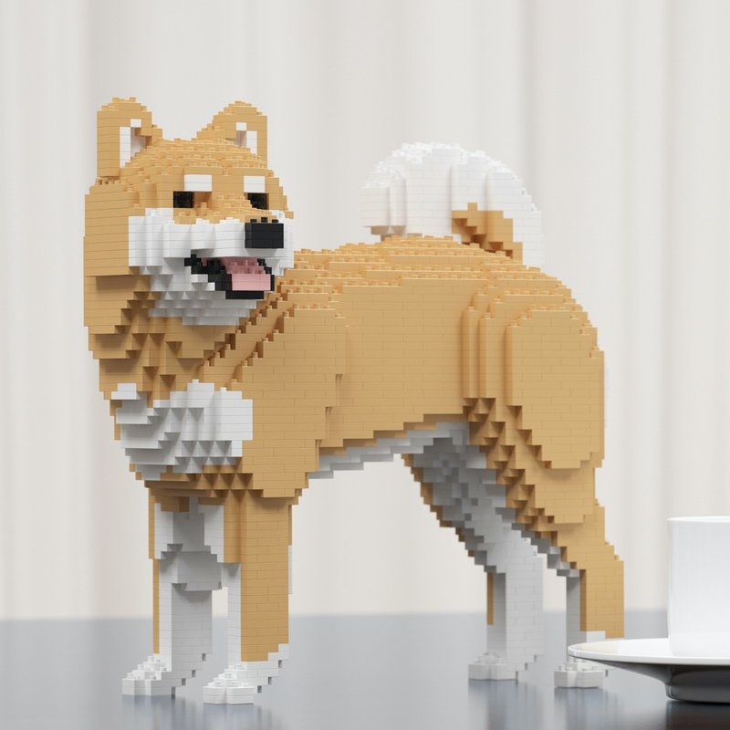 【HOT】JEKCA building blocks/Shiba Inu 02S-M02 - Other - Plastic 