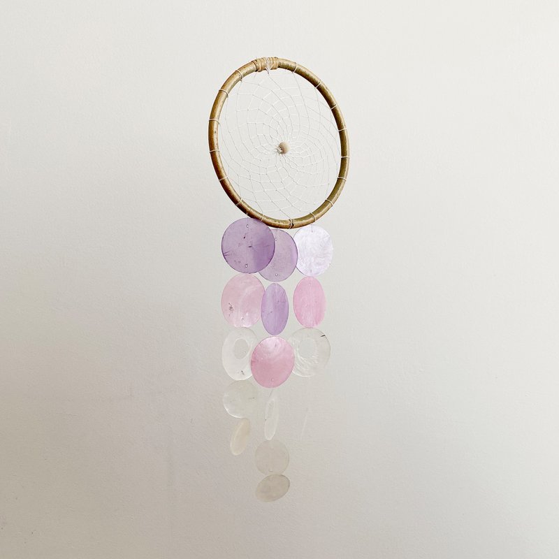 DIY-KIT | Ricotta Cheese Delicious(M)-Pink-Mix | Shell Wind Chime Mobile|#0-557 - 其他 - 貝殼 粉紅色