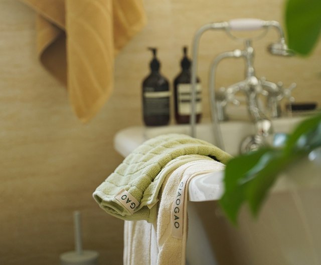 Towel bath towel set of off-white pure cotton soft and lint-free