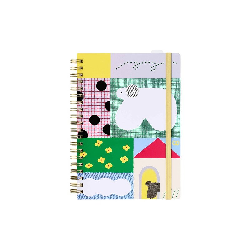 【KING JIM】HITOTOKI NOTE 手帳筆記本 線圈款 漫畫尺寸 漫步 - 筆記本/手帳 - 紙 多色