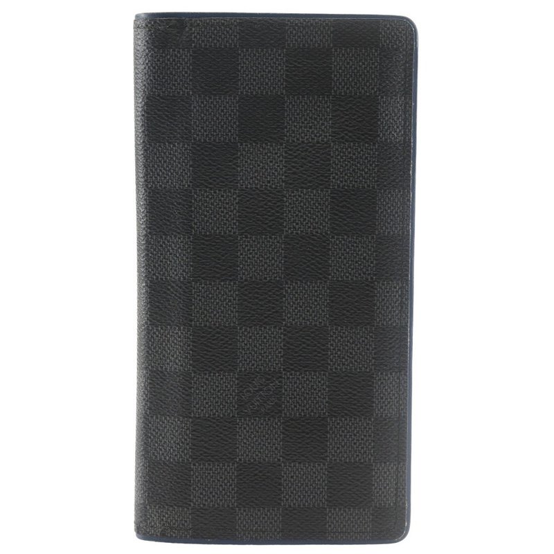 【日本直送】ルイ・ヴィトン LOUIS VUITTON ポルトフォイユブラザ 長財布 N63266 ダミエグラフィット ネプテューヌ 黒 SP5105 【中古】 - 錢包/皮夾/長短夾 - 人造皮革 黑色