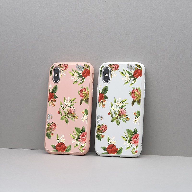 SolidSuit Classic Anti-drop Phone Case/Flowers-Romance for iPhone - เคส/ซองมือถือ - พลาสติก หลากหลายสี
