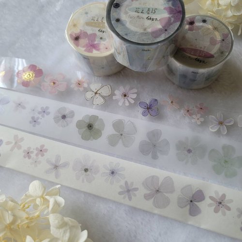 R127_【仙女丸】花之卷17 立體燙金PET 巻き売り